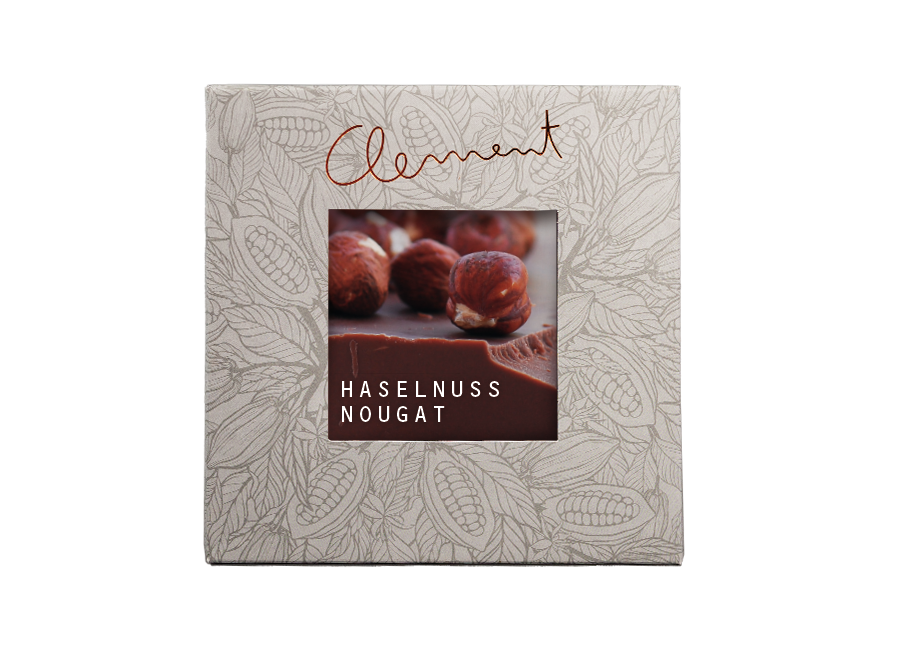 Mini Carré – Haselnuss-Nougat - Clement Chococult