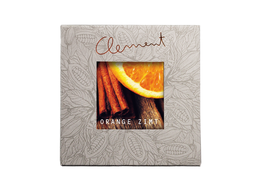 Mini Carré – Orange Zimt - Clement Chococult