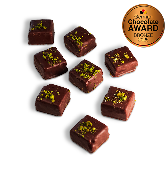 Handgefertigte Pralinen – Pistazienmarzipan