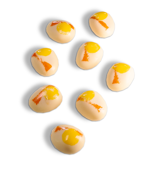 Handgefertigte Pralinen – Maracuja Cocos - Clement Chococult