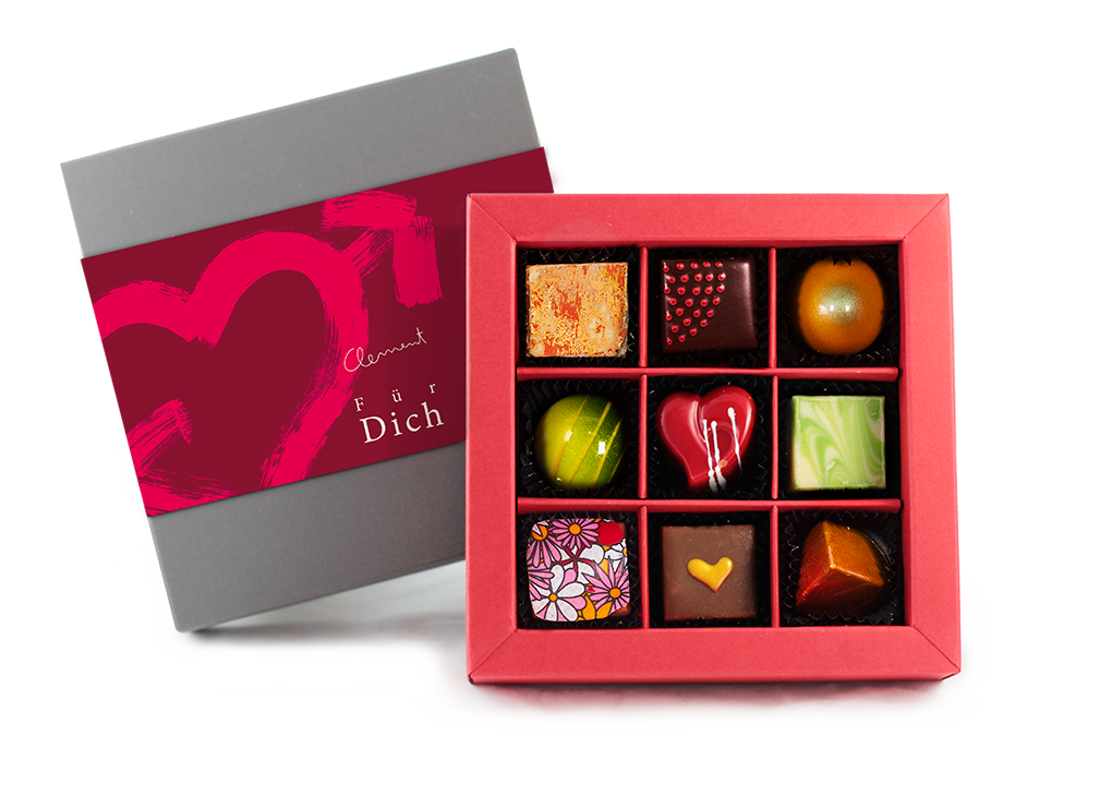 9 Pralinen – Sommermischung - Clement Chococult