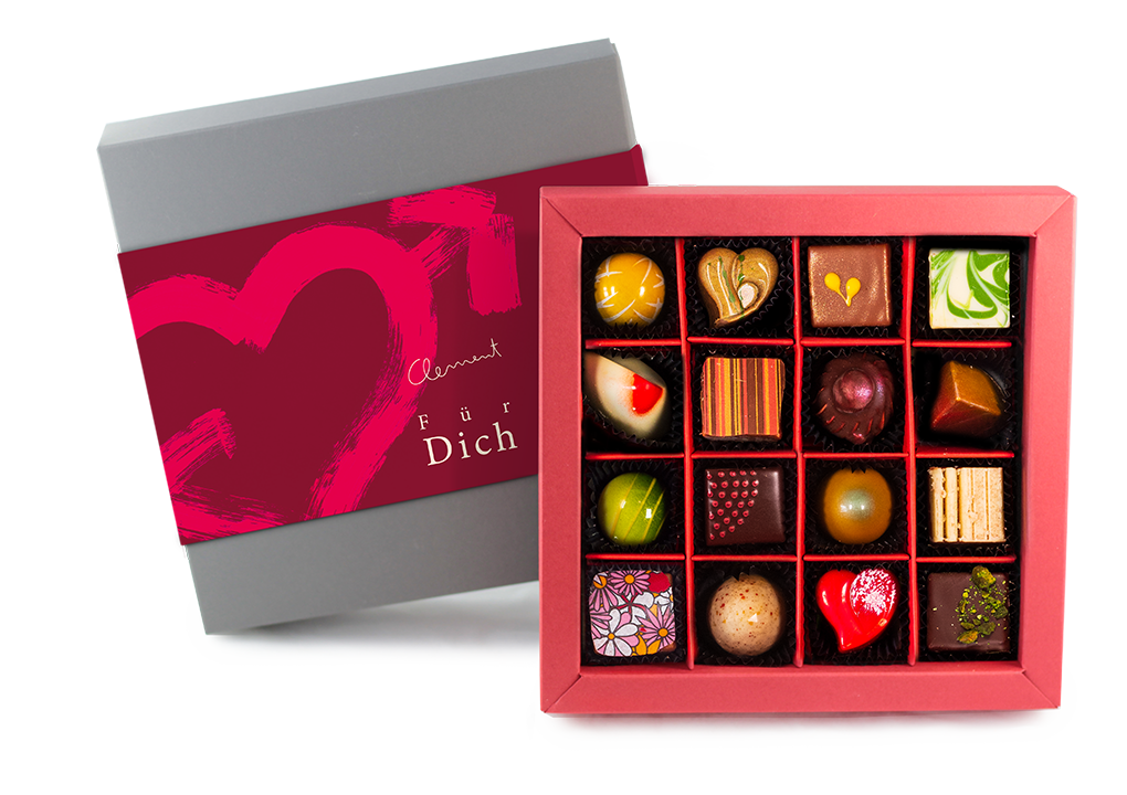 16 Pralinen – Sommermischung - Clement Chococult