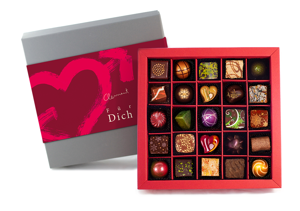 25 Pralinen – Wintermischung - Clement Chococult