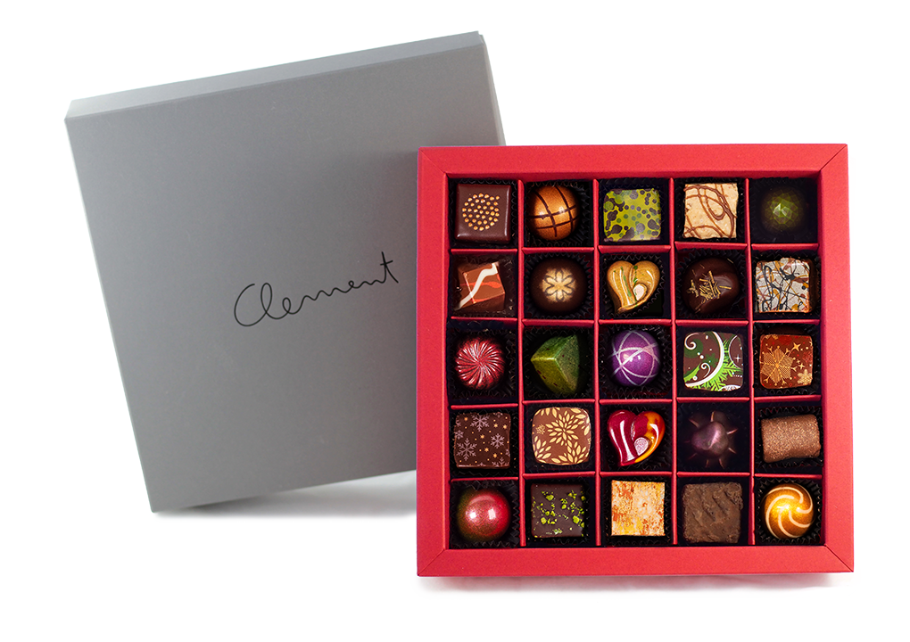 25 Pralinen – Wintermischung - Clement Chococult