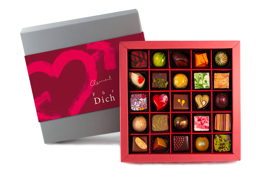 25 Pralinen – Sommermischung - Clement Chococult