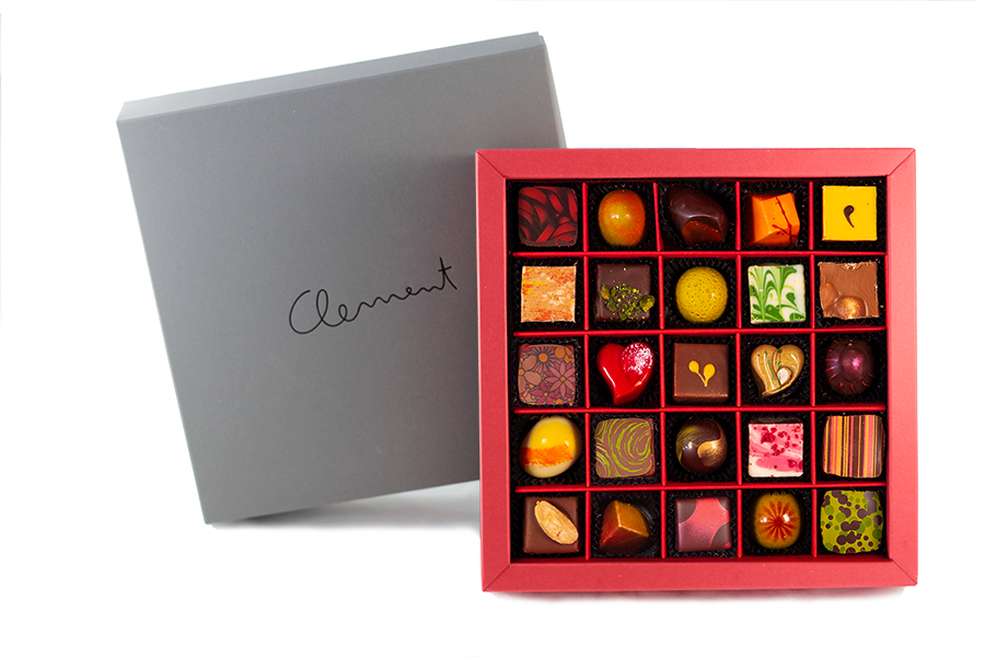 25 Pralinen – Sommermischung - Clement Chococult