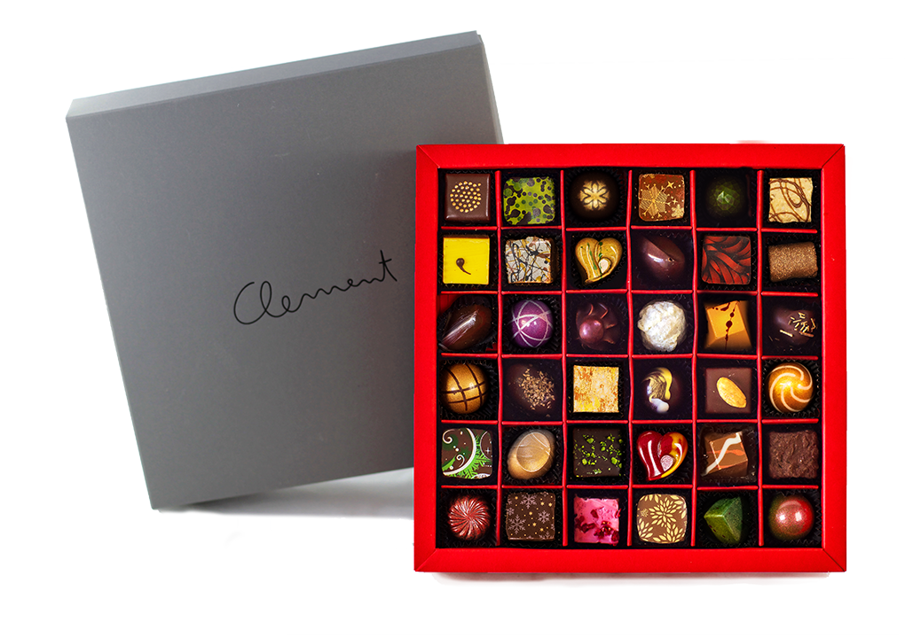 36 Pralinen – Wintermischung - Clement Chococult