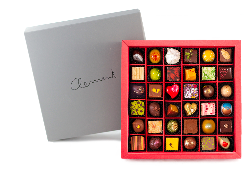 36 Pralinen – Sommermischung - Clement Chococult