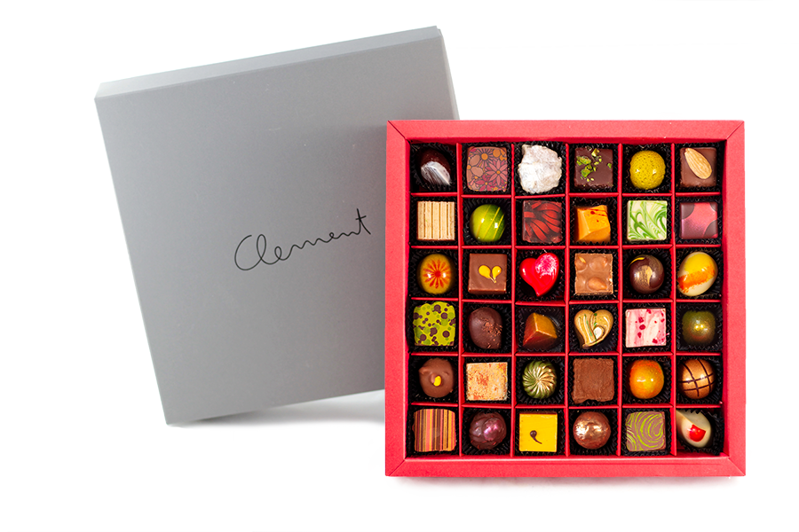 36 Pralinen – Sommermischung - Clement Chococult