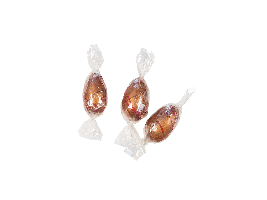 3 handgefertigte Pralineneier Kaffeenougat - Clement Chococult
