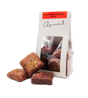Mandel-Elisenlebkuchen Quadrate gemischt - Clement Chococult